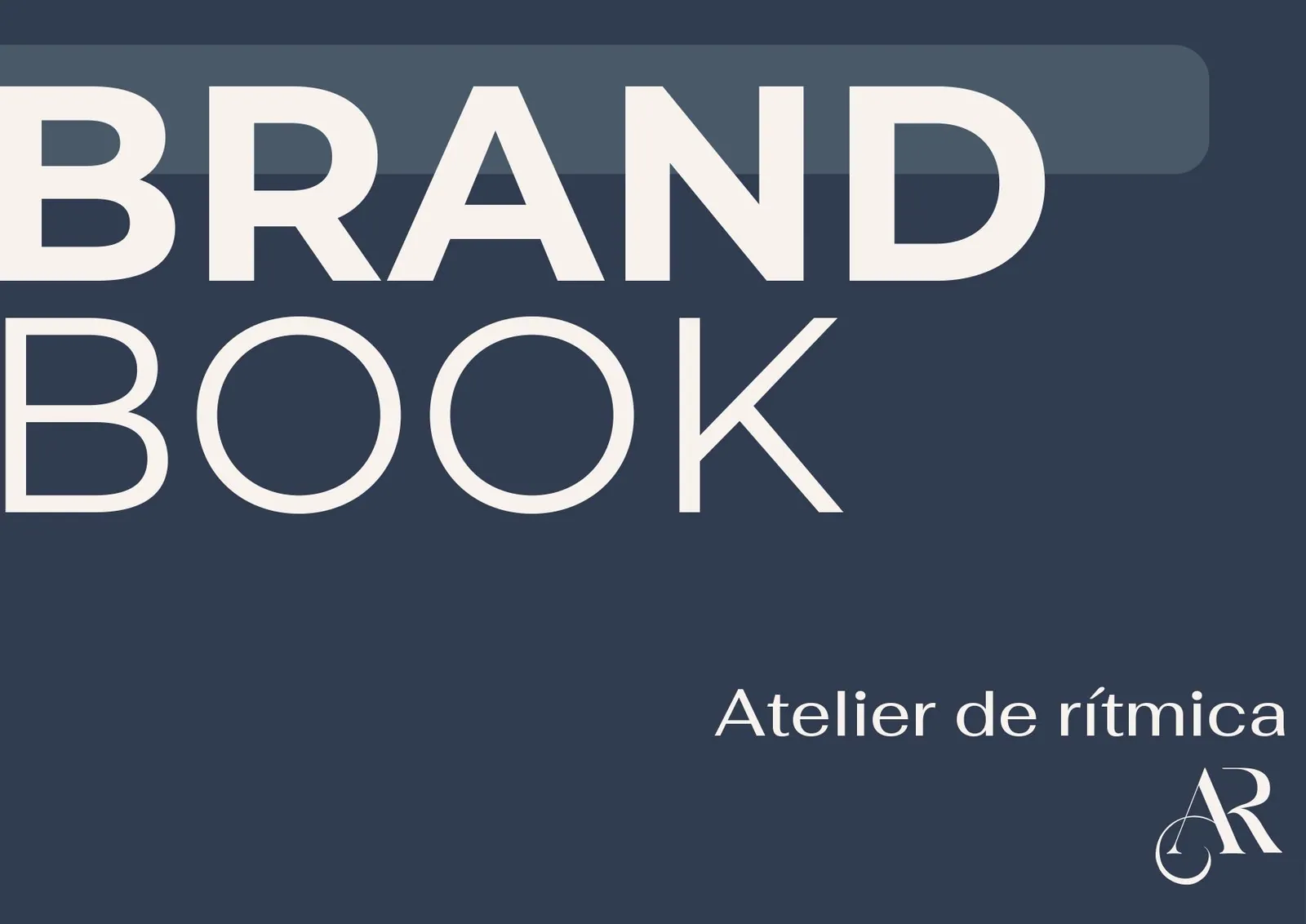 Brandbook de Atelier de Rítmica, página 1